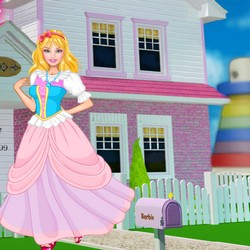 barbie house cleaning